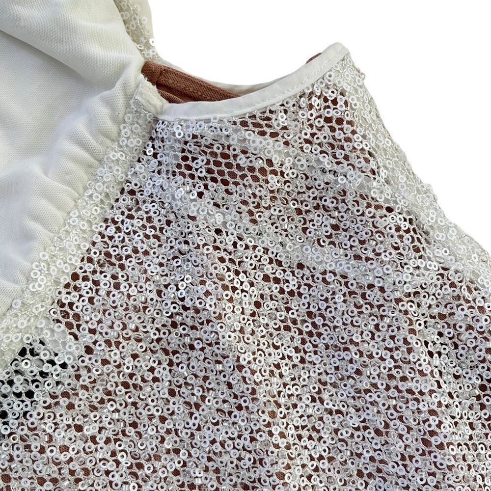 self-portrait Beaded Maxi Dress in White‎ - Picture 15 of 16